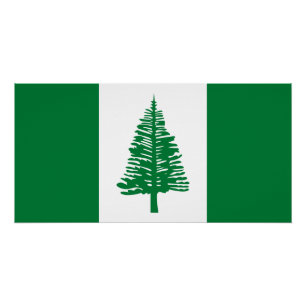 Vlag van Norfolk Island Perfect Poster