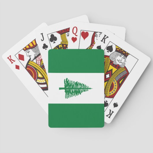 Vlag van Norfolk Island Pokerkaarten (Achterkant)