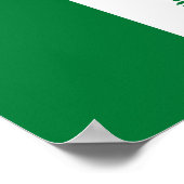 Vlag van Norfolk Island Poster (Hoek)