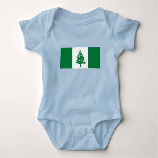 Vlag van Norfolk Island Romper (Voorkant)