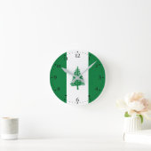 Vlag van Norfolk Island Ronde Klok (Huis)