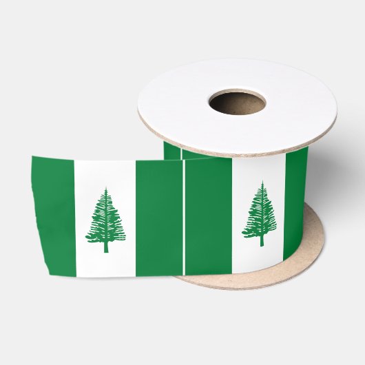 Vlag van Norfolk Island Satijnen Lint (Spoel)