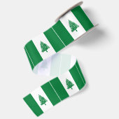 Vlag van Norfolk Island Satijnen Lint (Achterkant)