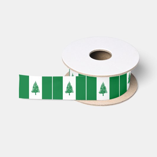 Vlag van Norfolk Island Satijnen Lint (Spoel)