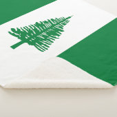 Vlag van Norfolk Island Sherpa Deken (3/4)