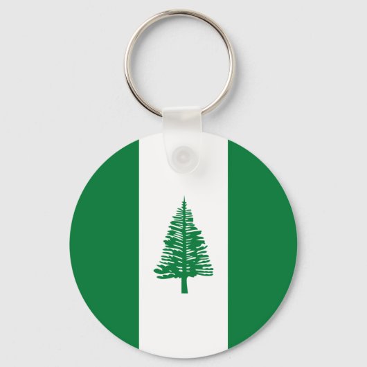 Vlag van Norfolk Island Sleutelhanger (Voorkant)