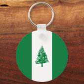 Vlag van Norfolk Island Sleutelhanger (Voorkant)