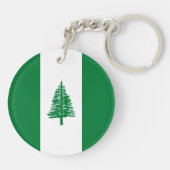Vlag van Norfolk Island Sleutelhanger (Achterkant)