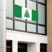 Vlag van Norfolk Island Spandoek (Buitenkant Gebouw)