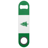 Vlag van Norfolk Island Speed Flessenopener (Achterkant)