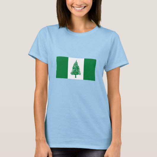Vlag van Norfolk Island T-shirt (Voorkant)