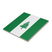 Vlag van Norfolk Island Tegeltje (Zijkant)