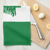 Vlag van Norfolk Island Theedoek (Quarter Fold)