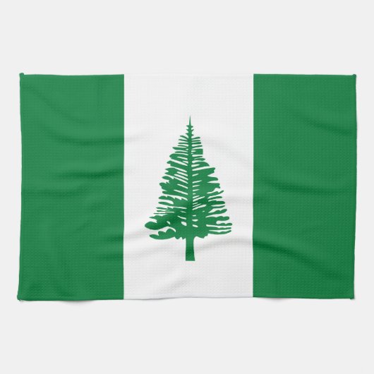 Vlag van Norfolk Island Theedoek (Horizontaal)