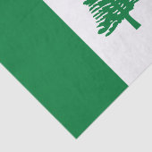 Vlag van Norfolk Island Tissuepapier (Detail)