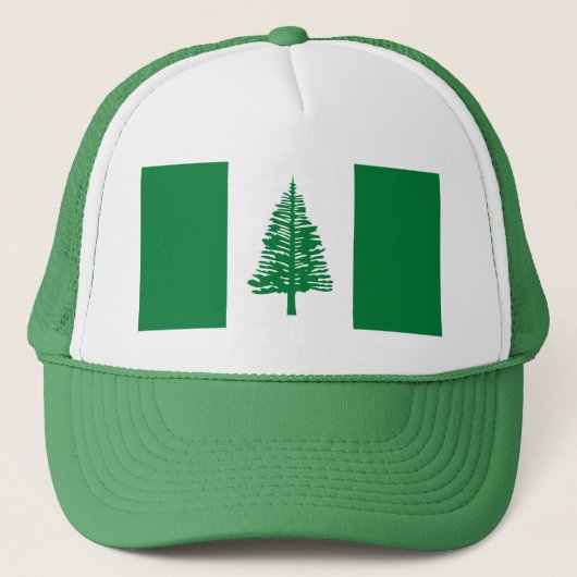 Vlag van Norfolk Island Trucker Hat Pet (Voorkant)