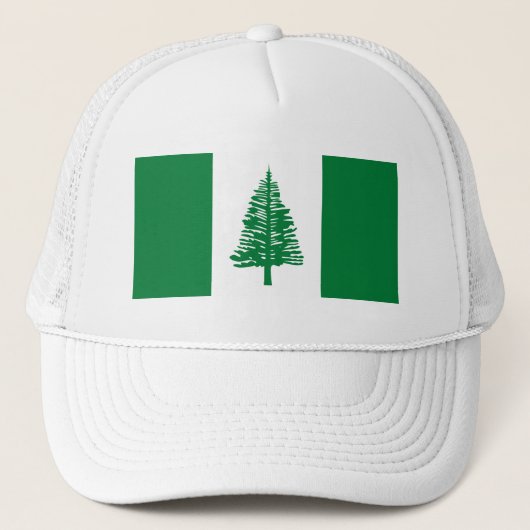 Vlag van Norfolk Island Trucker Pet (Voorkant)