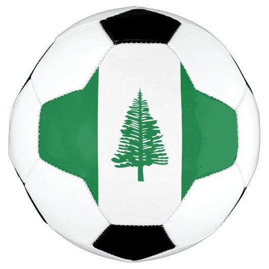 Vlag van Norfolk Island Voetbal (Voorkant)