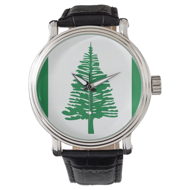 Vlag van Norfolk Island Watch Horloge (Voorkant)