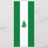 Vlag van Norfolk Menu (Achterkant)