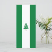 Vlag van Norfolk Menu (Staand voorkant)