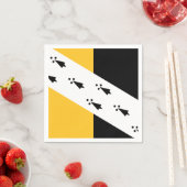 Vlag van Norfolk Paper Napkins Servet (Insitu)