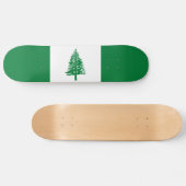 Vlag van Norfolk Persoonlijk Skateboard (Horizontaal)