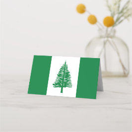 vlag van Norfolk Plaatskaartje