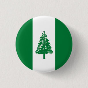 Vlag van Norfolk Ronde Button 3,2 Cm
