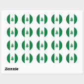 Vlag van Norfolk Ronde Sticker (Vel)
