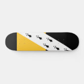Vlag van Norfolk Skateboard (Horizontaal)