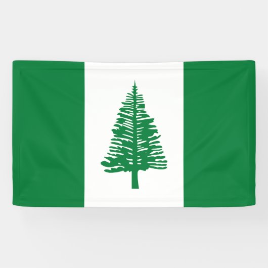 vlag van Norfolk Spandoek (Horizontaal)