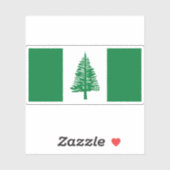 Vlag van Norfolk Sticker (Vel)