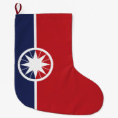 Vlag van Norman (Oklahoma) Grote Kerstsok (Voorkant)