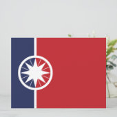 Vlag van Norman (Oklahoma) Kaart (Staand voorkant)