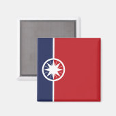 Vlag van Norman (Oklahoma) Magneet (Voorkant / Achterkant)