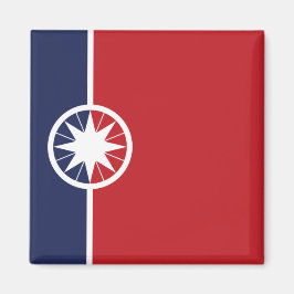 Vlag van Norman (Oklahoma) Magneet