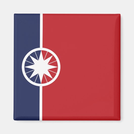 Vlag van Norman (Oklahoma) Magneet (Voorkant)
