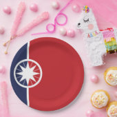 Vlag van Norman (Oklahoma) Papieren Bordje (Feest)