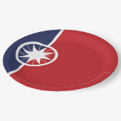 Vlag van Norman (Oklahoma) Papieren Bordje (Gekanteld)