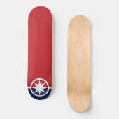 Vlag van Norman (Oklahoma) Persoonlijk Skateboard (Voorkant)