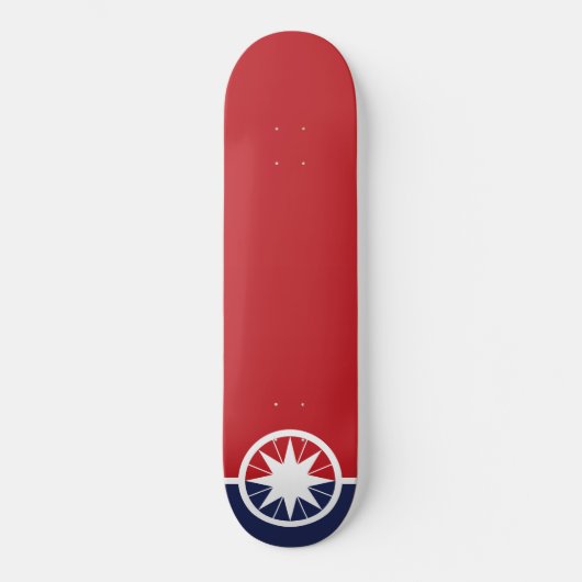 Vlag van Norman (Oklahoma) Persoonlijk Skateboard (Voorkant)