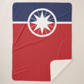 Vlag van Norman (Oklahoma) Sherpa Deken (Voorkant)