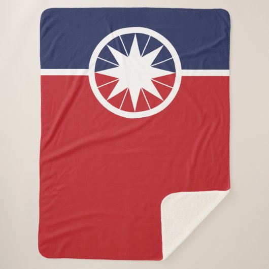 Vlag van Norman (Oklahoma) Sherpa Deken (Voorkant)