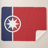 Vlag van Norman (Oklahoma) Sherpa Deken (Voorkant (horizontaal))