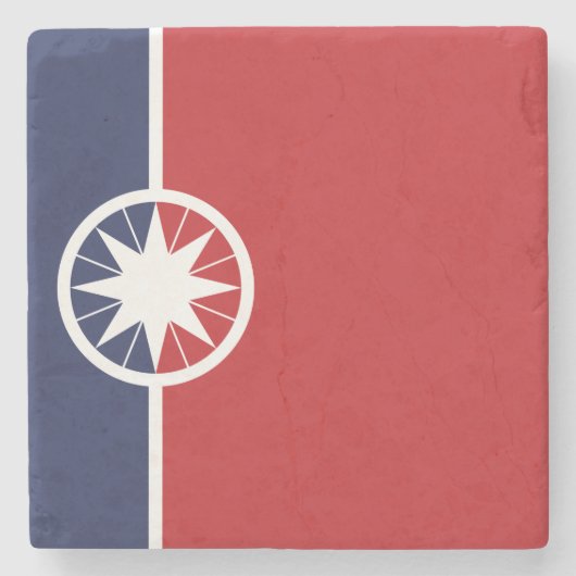 Vlag van Norman (Oklahoma) Stenen Onderzetter (Voorkant)