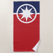 Vlag van Norman (Oklahoma) Strandlaken (Voorkant)