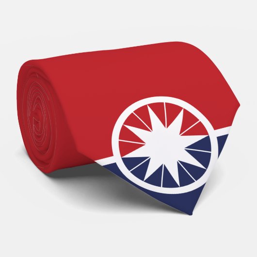 Vlag van Norman (Oklahoma) Stropdas (Opgerold)