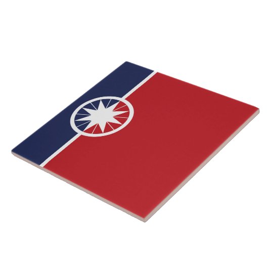 Vlag van Norman (Oklahoma) Tegeltje (Zijkant)
