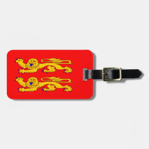 Vlag van Normandië Bagagelabel